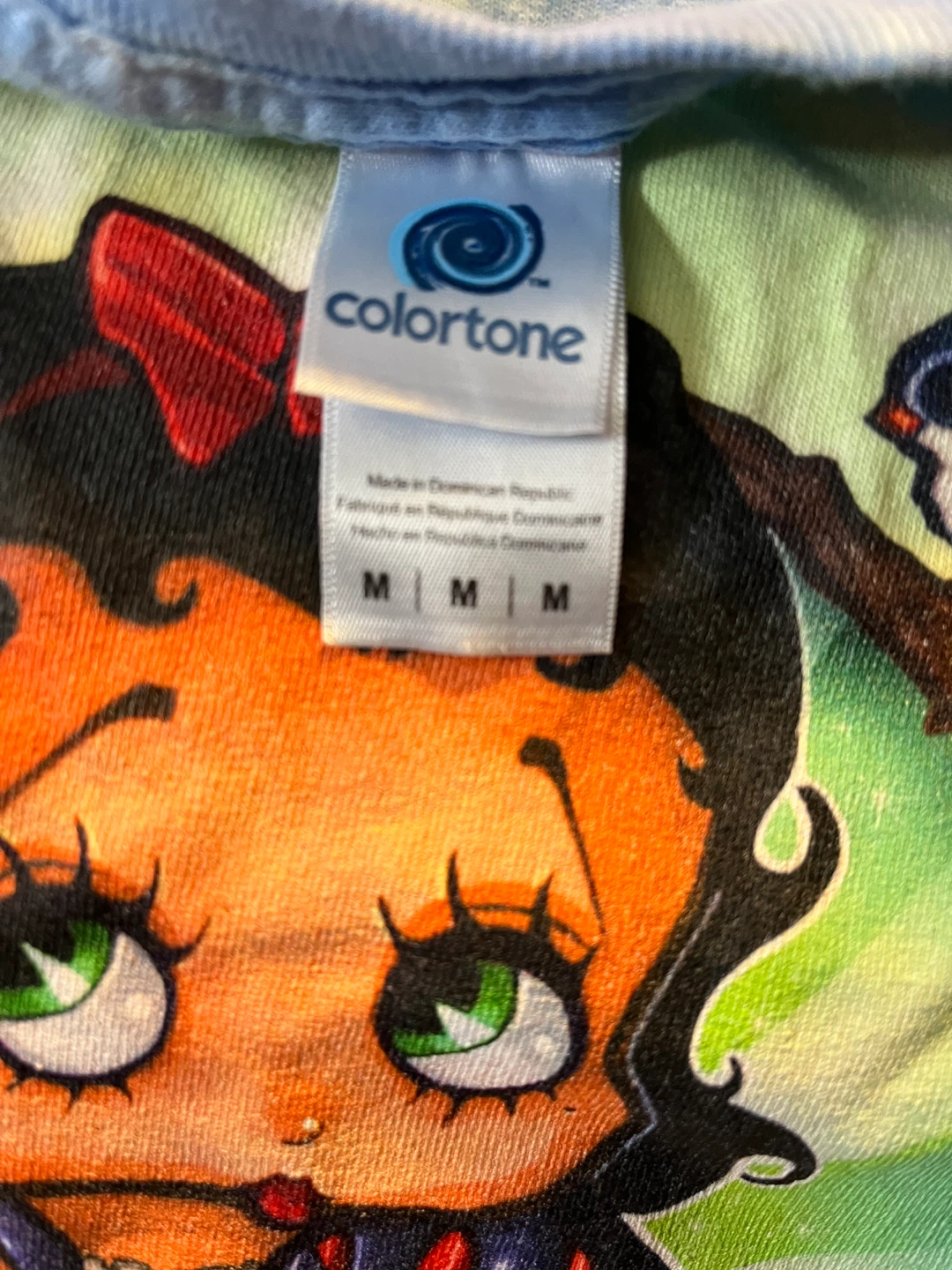 Colortone Betty Boop Tie Dye T-Shirt - Size M - photo 2