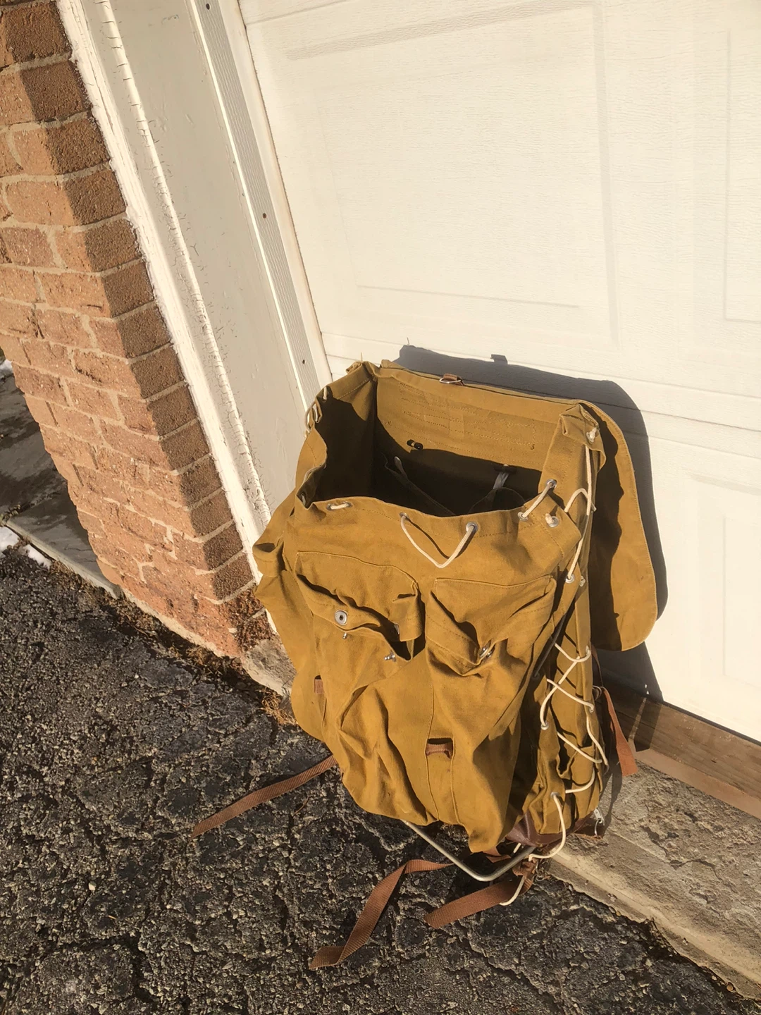 Vintage Canvas Backpack