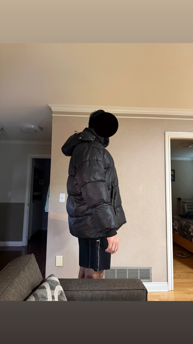 Puffer Jacket - Black - photo 2