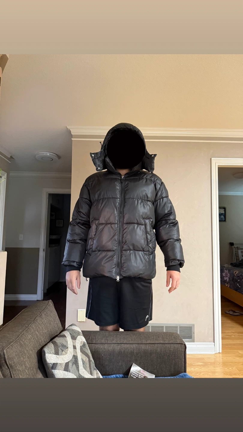 Puffer Jacket - Black