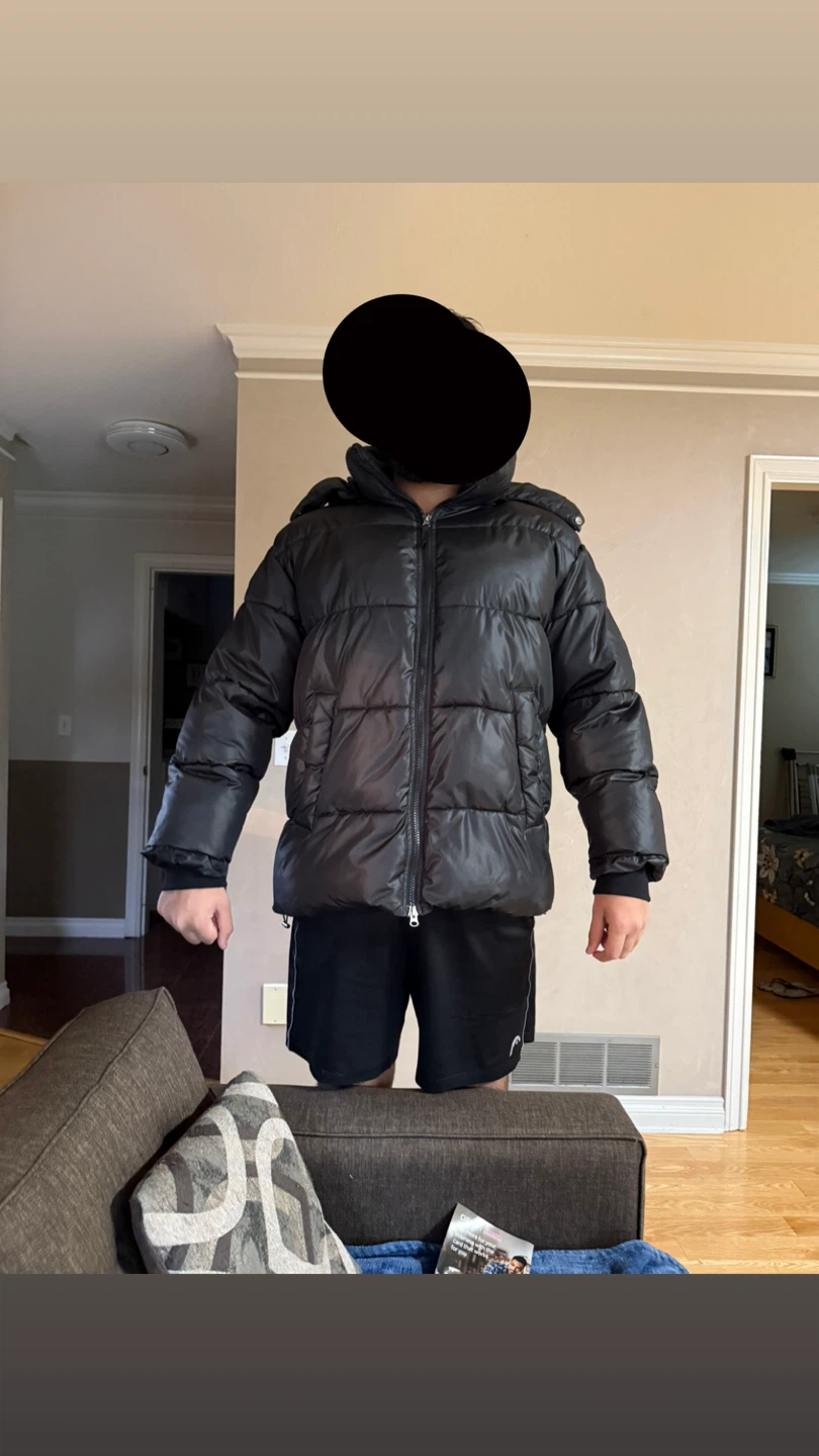 Puffer Jacket - Black - photo 4