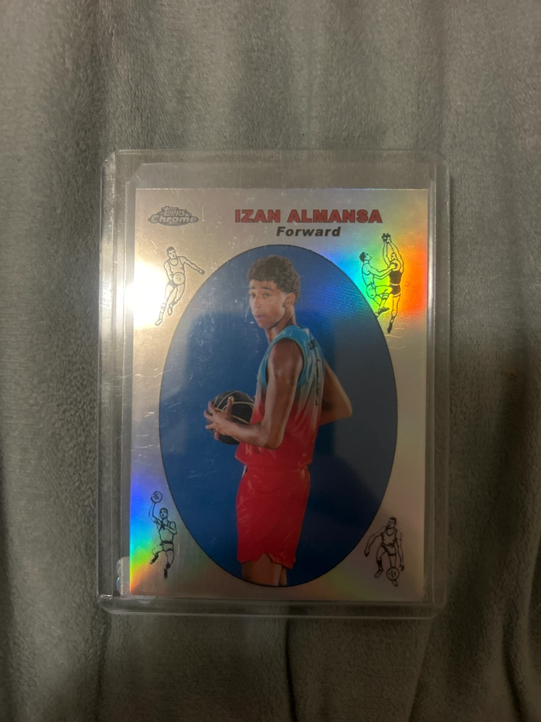 Izan Almansa Topps Chrome Basketball Card
