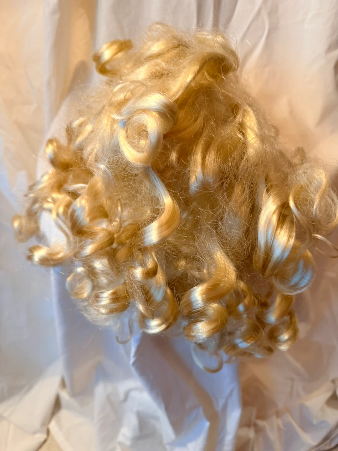 Blonde Curly Wig