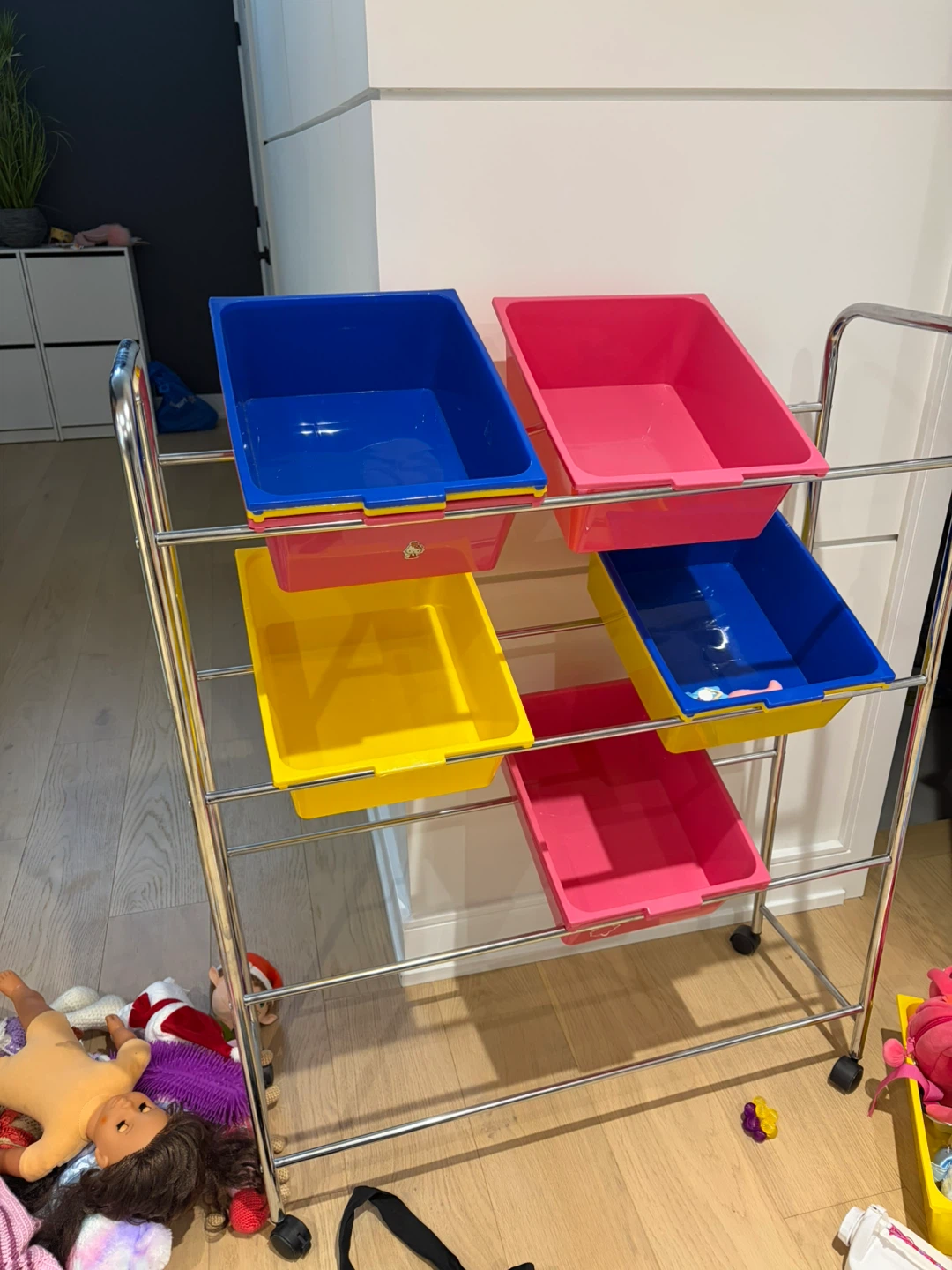 Colorful Kids Toy Storage Rack
