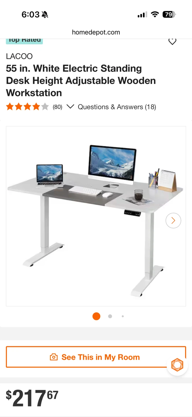 Electric Standing Desk Adjustable