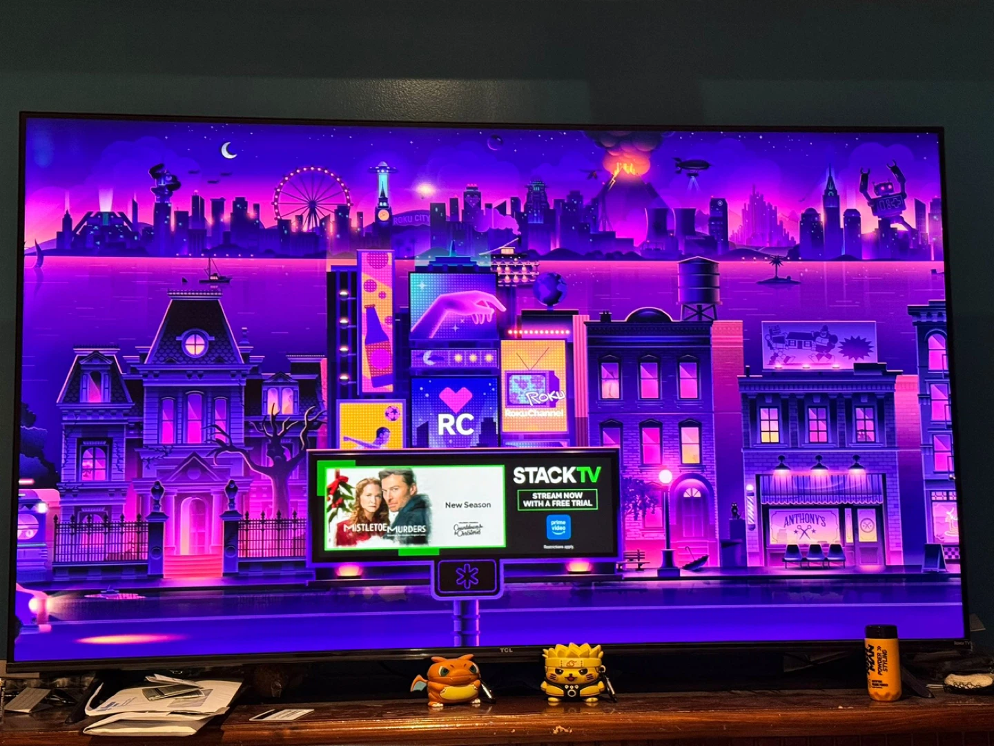 TCL 4k roku tv 55 inch