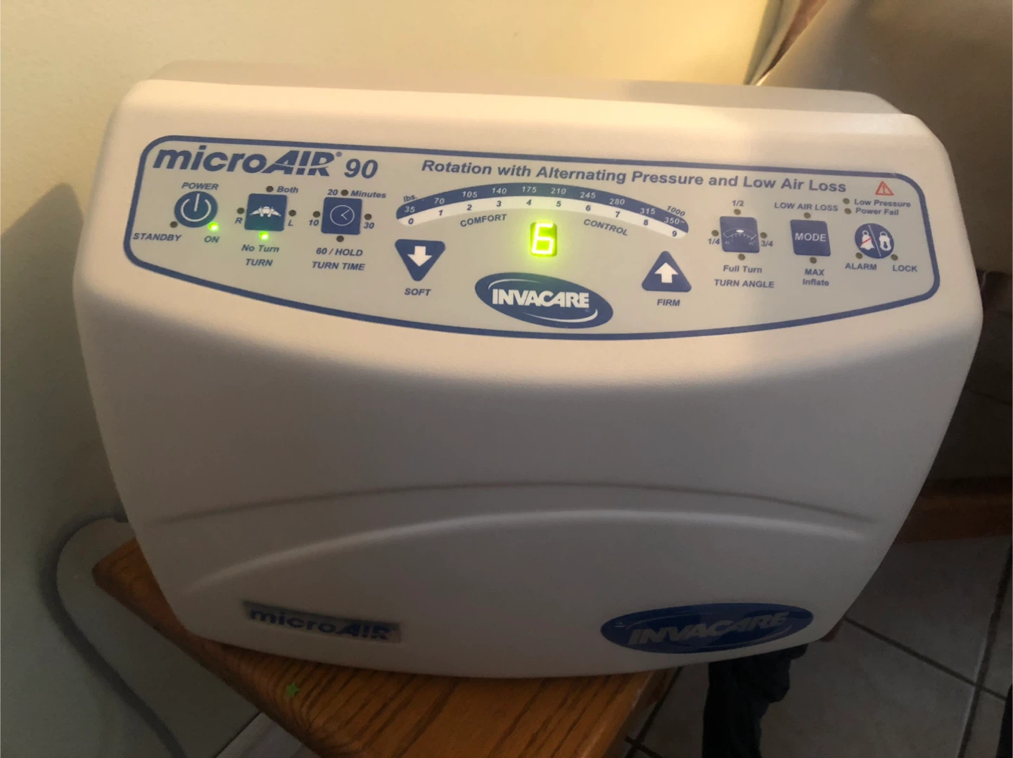 Invacare microAIR MA900 Low Air Loss mattress and Pump - photo 3
