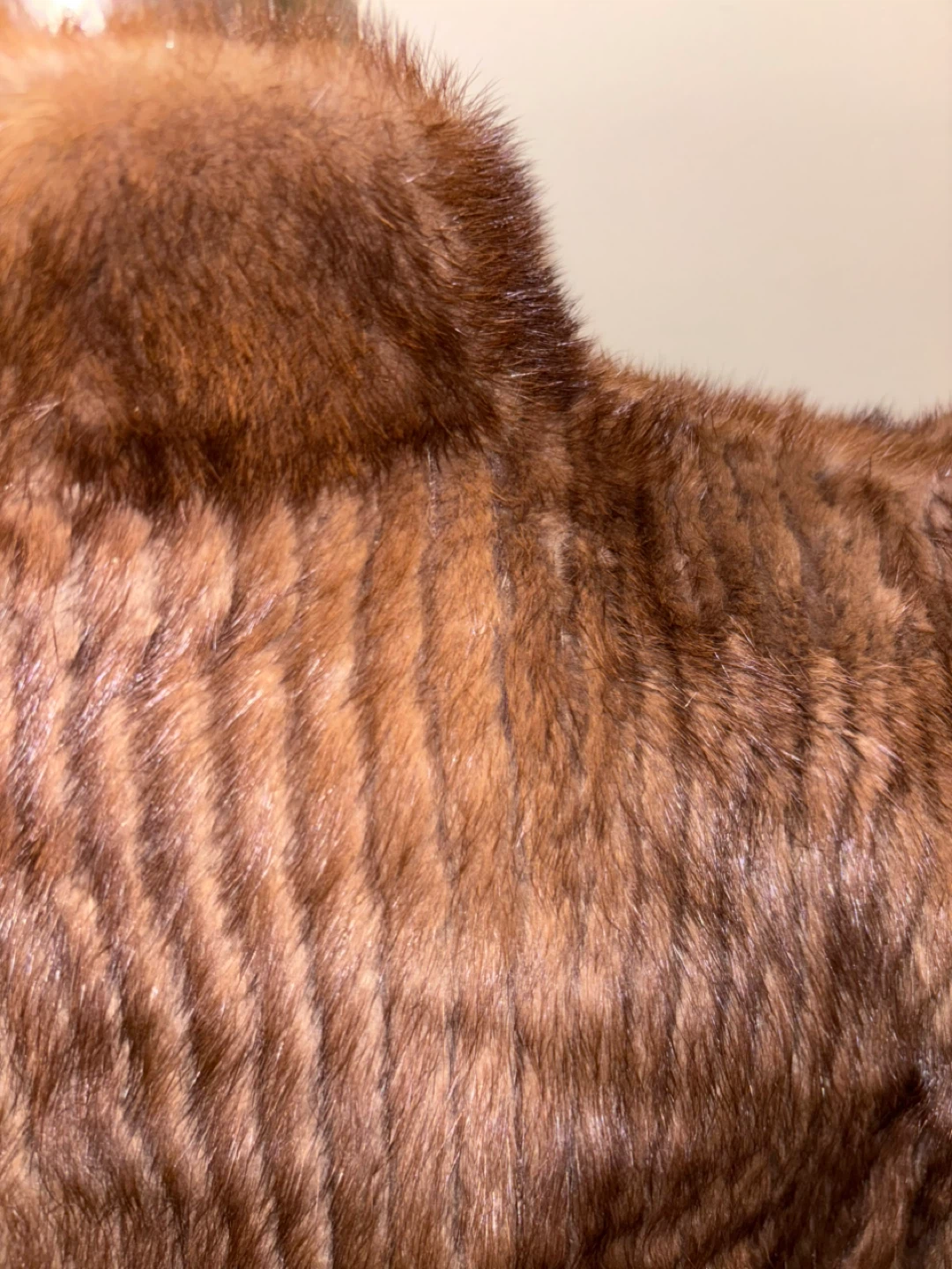Brown Mink Fur Coat - photo 2