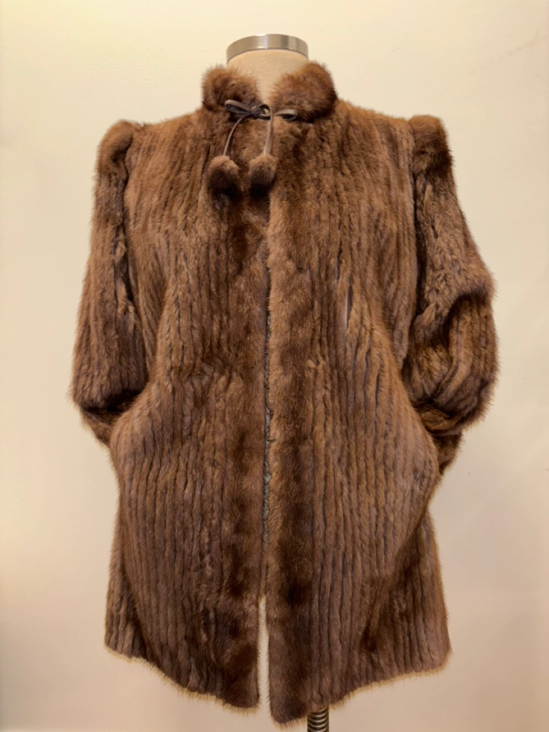 Brown Mink Fur Coat