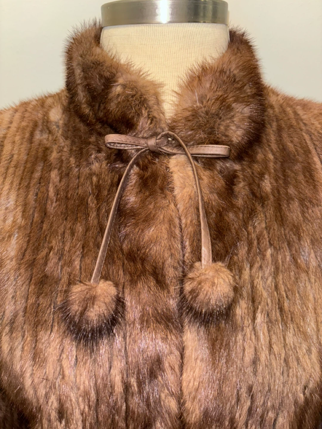 Brown Mink Fur Coat - photo 5