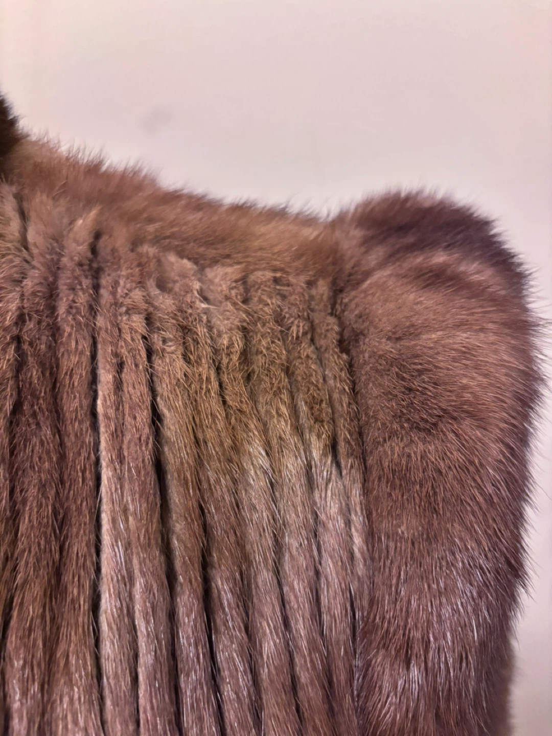 Brown Mink Fur Coat - photo 3