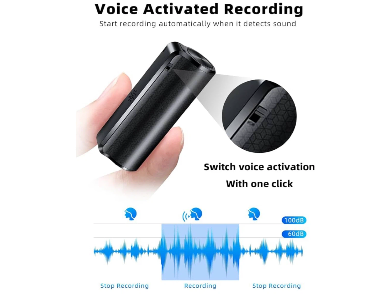 AFFETUNI Mini Digital Voice Recorder - New in Box! - photo 2
