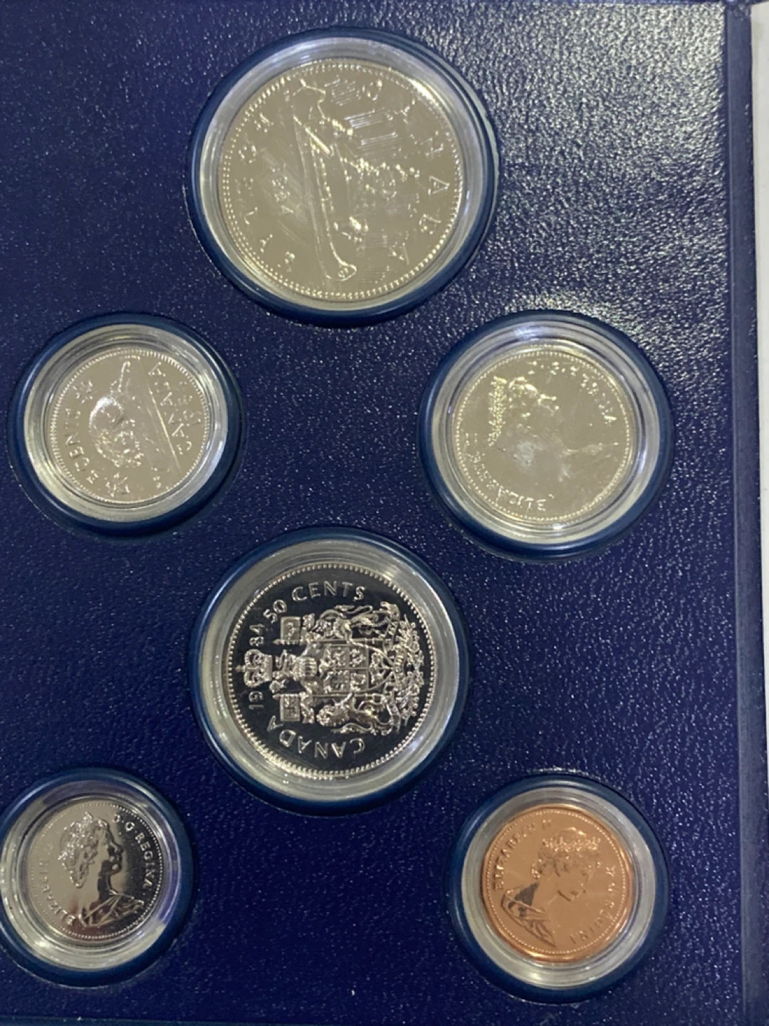 1984 Royal Canadian Mint Specimen Set - photo 5
