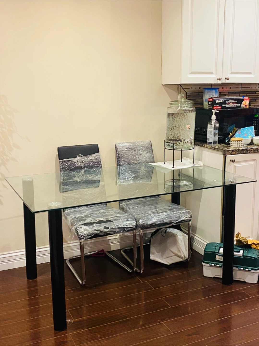 Glass Top Dining Table - photo 2