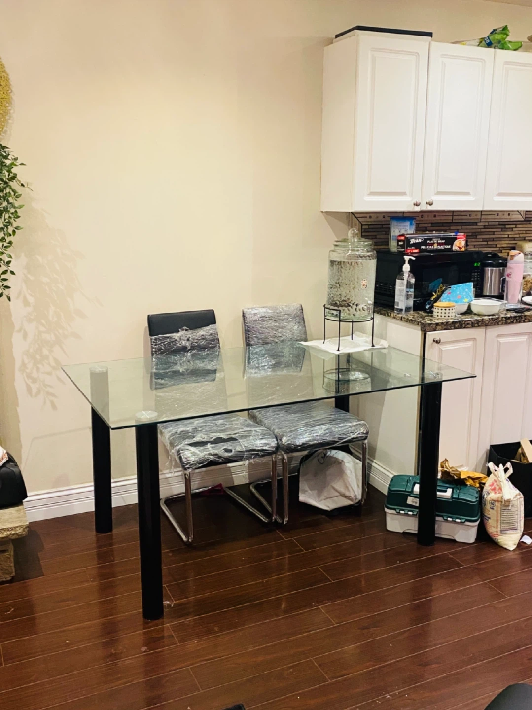 Glass Top Dining Table - photo 3