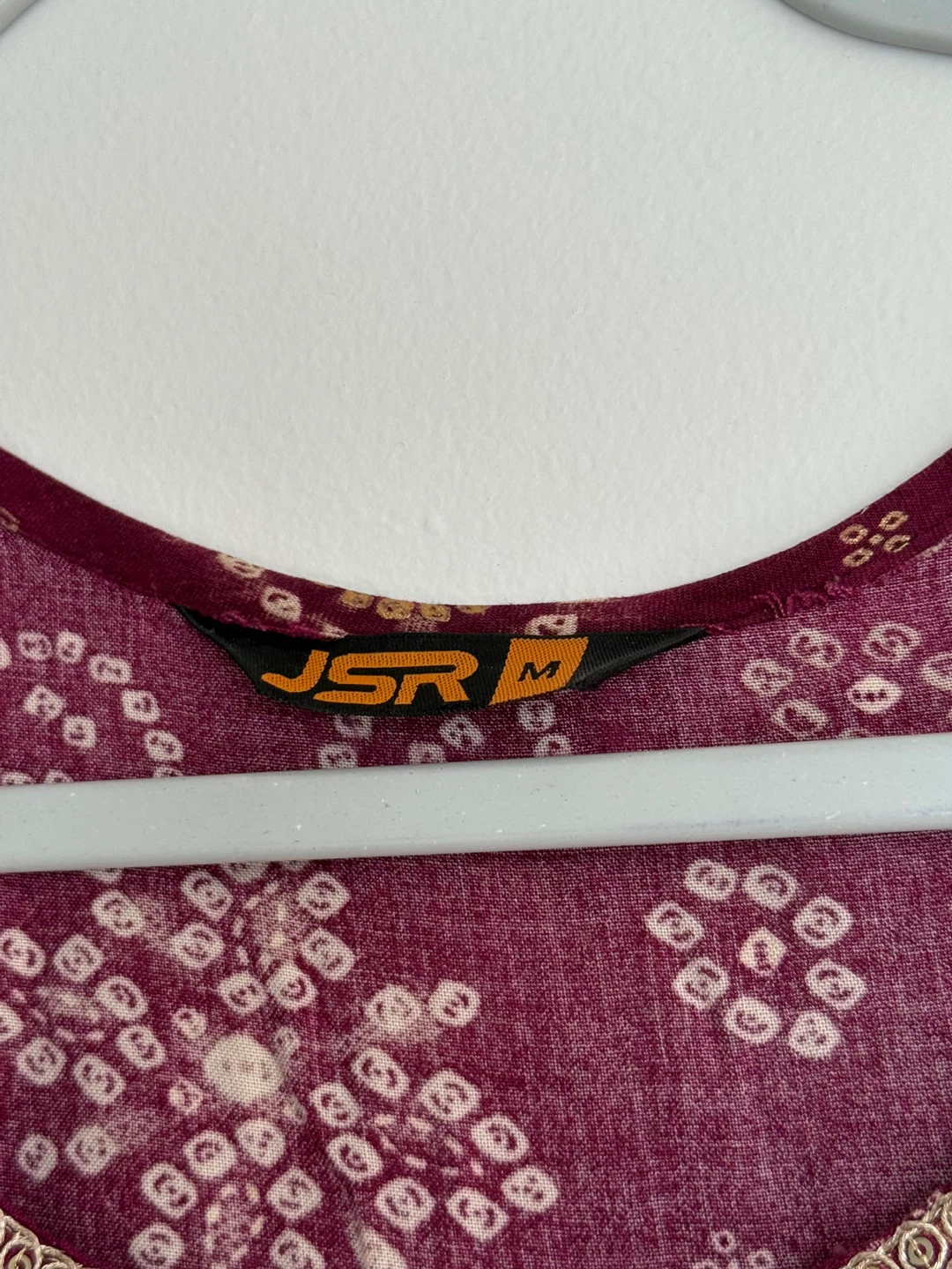 JSR Maroon Anarkali Dress - Size M - photo 3