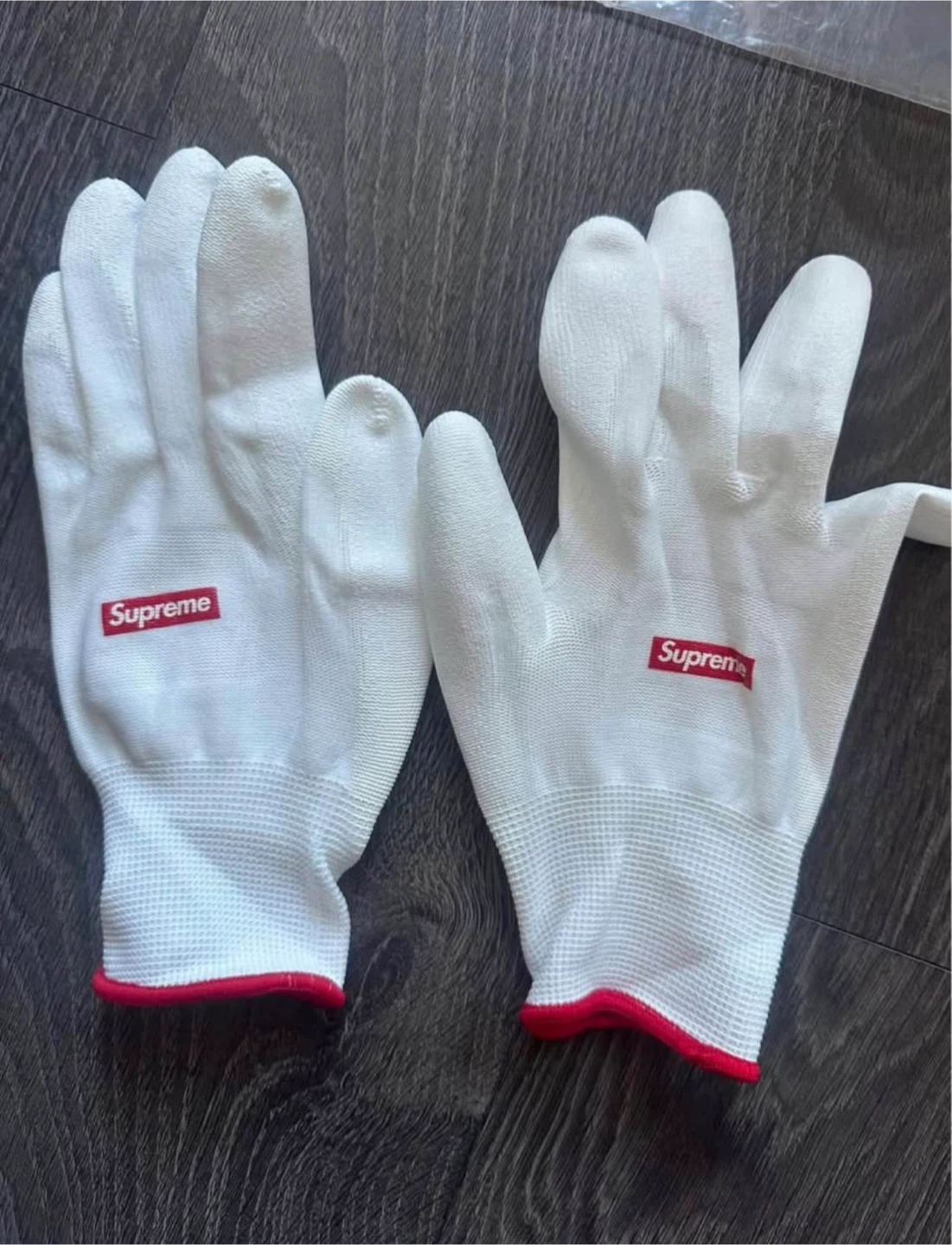 New Supreme Work Gloves - White