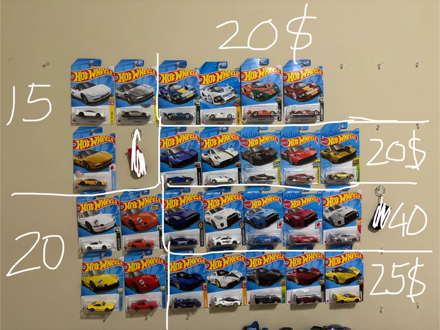 Hot Wheels & Matchbox Diecast Cars - Various Models