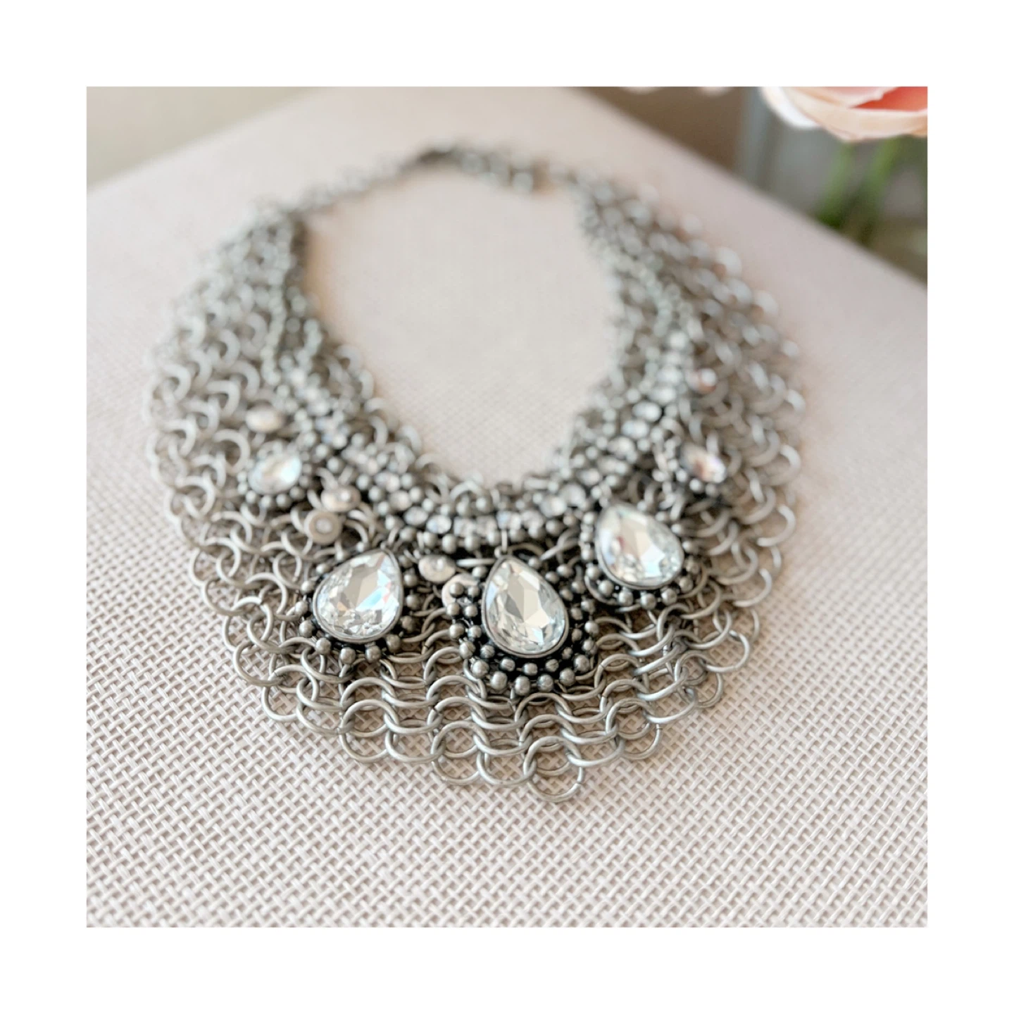 Silver Statement Necklace