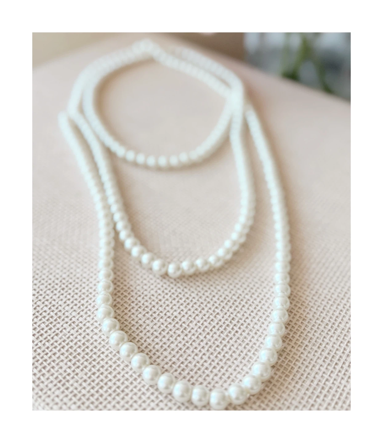 Faux Pearl Necklace