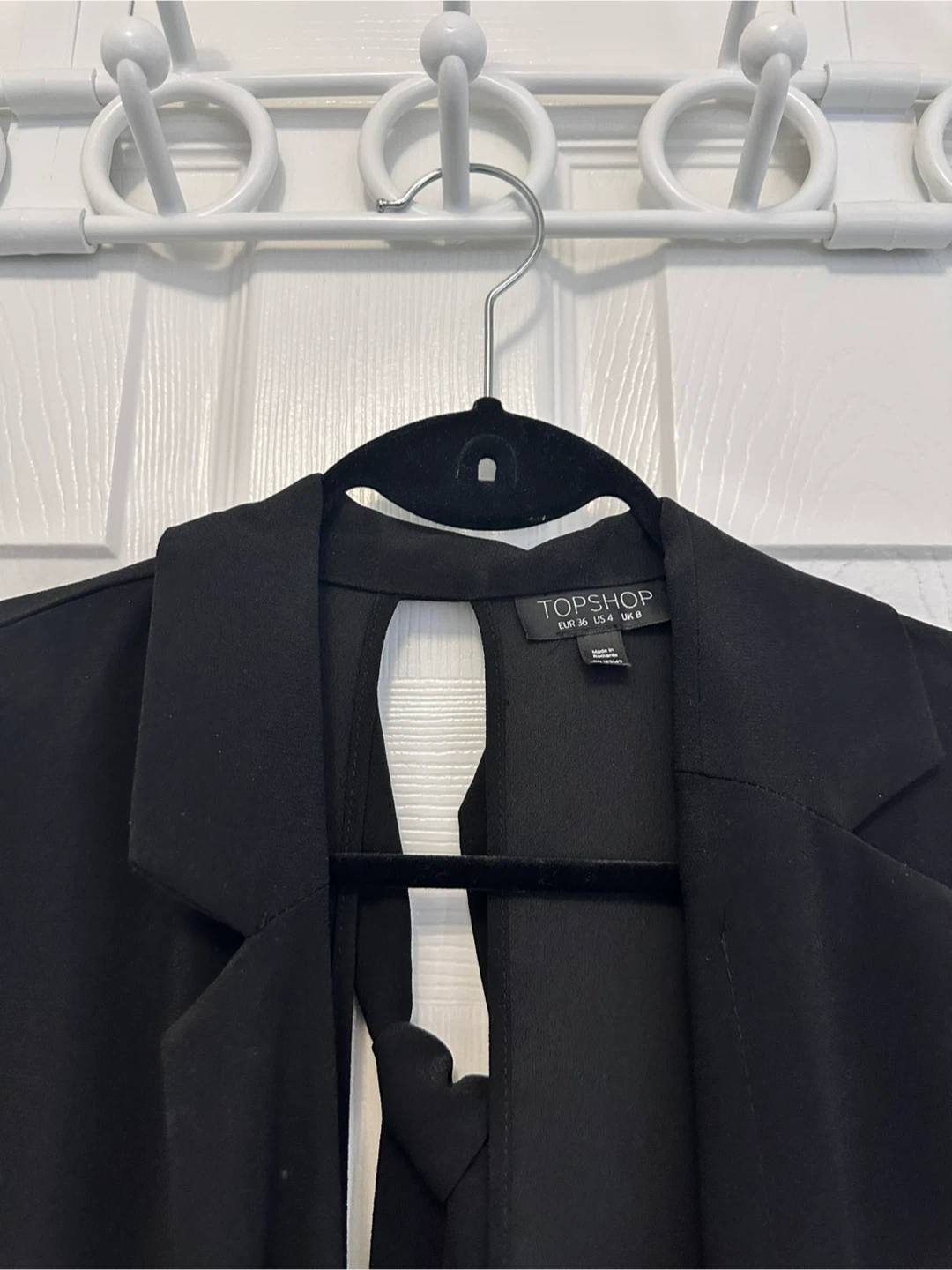 Topshop Black Long Blazer - photo 3