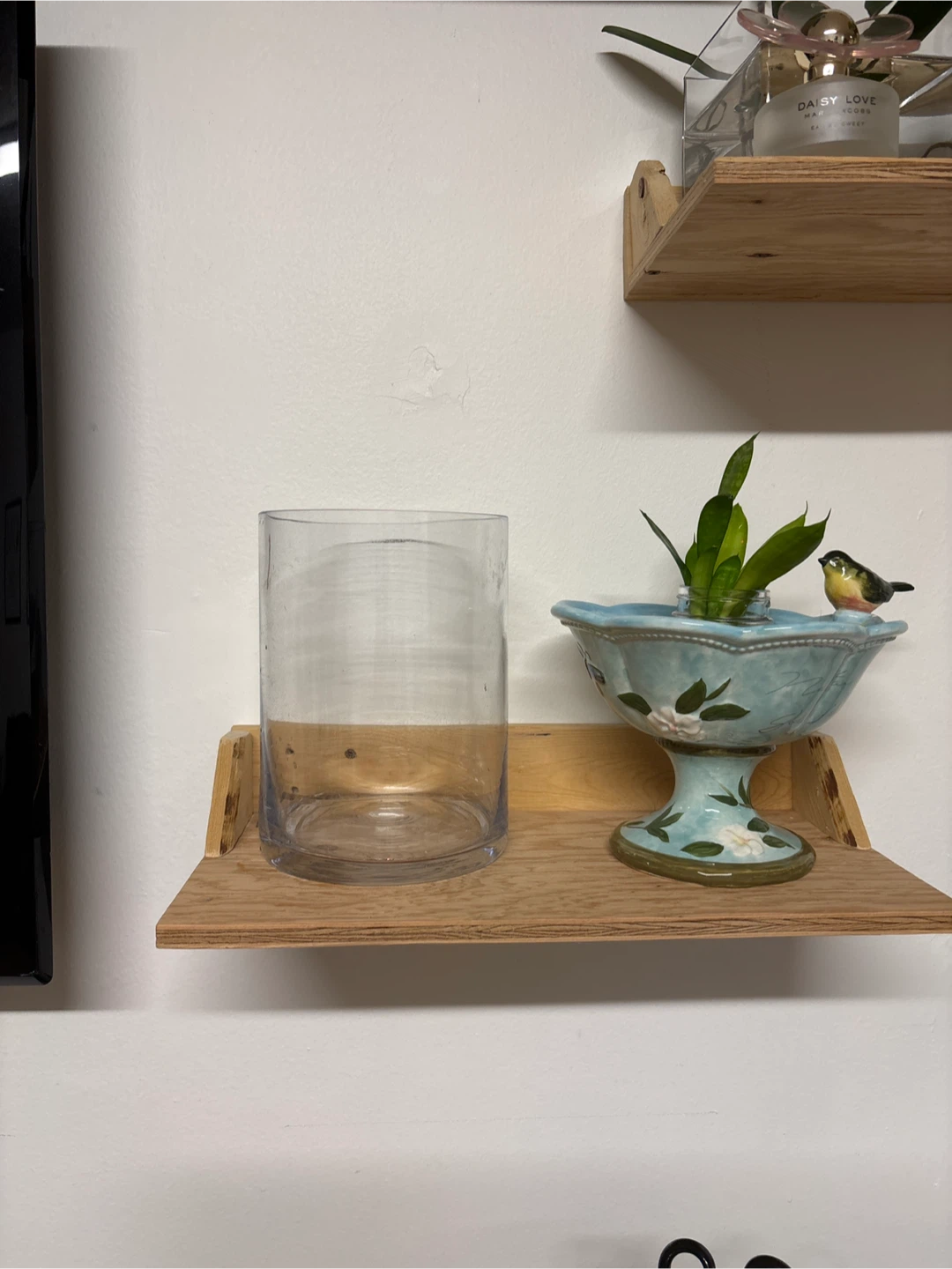Clear Glass Cylinder Vase