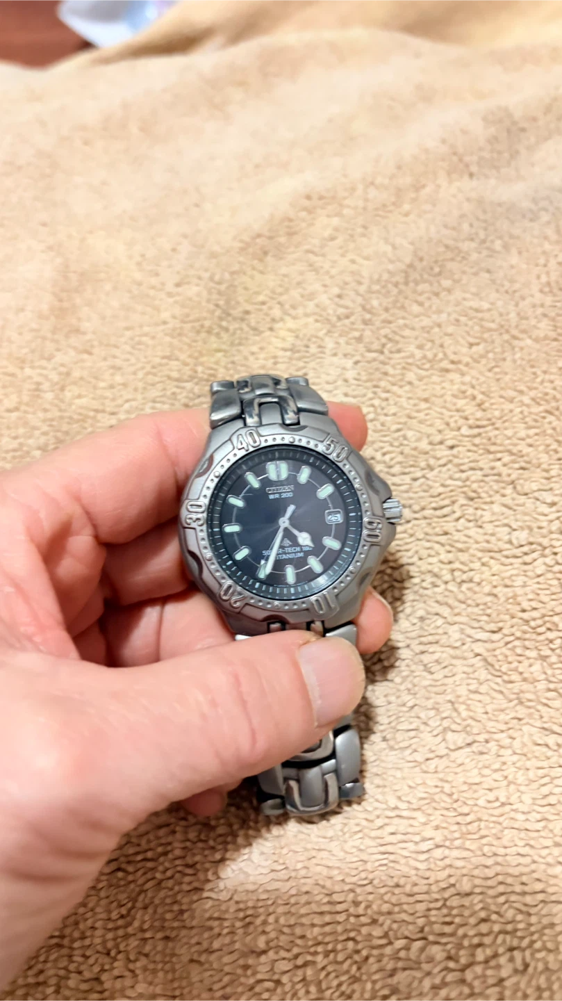 Citizen Eco-Drive Titanium WR 200 Watch