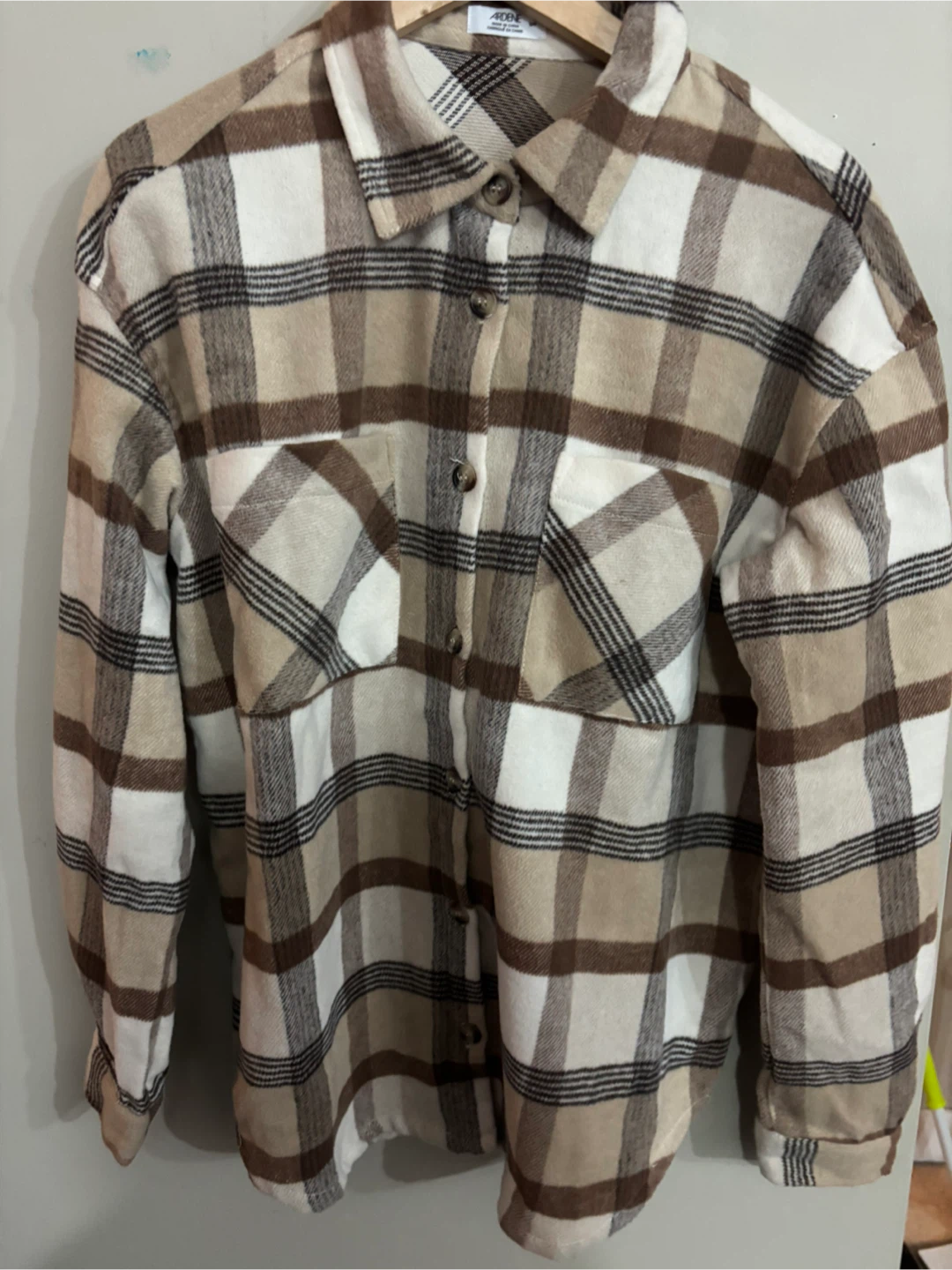 Ardene Plaid Flannel Shirt - Size S/P - photo 3