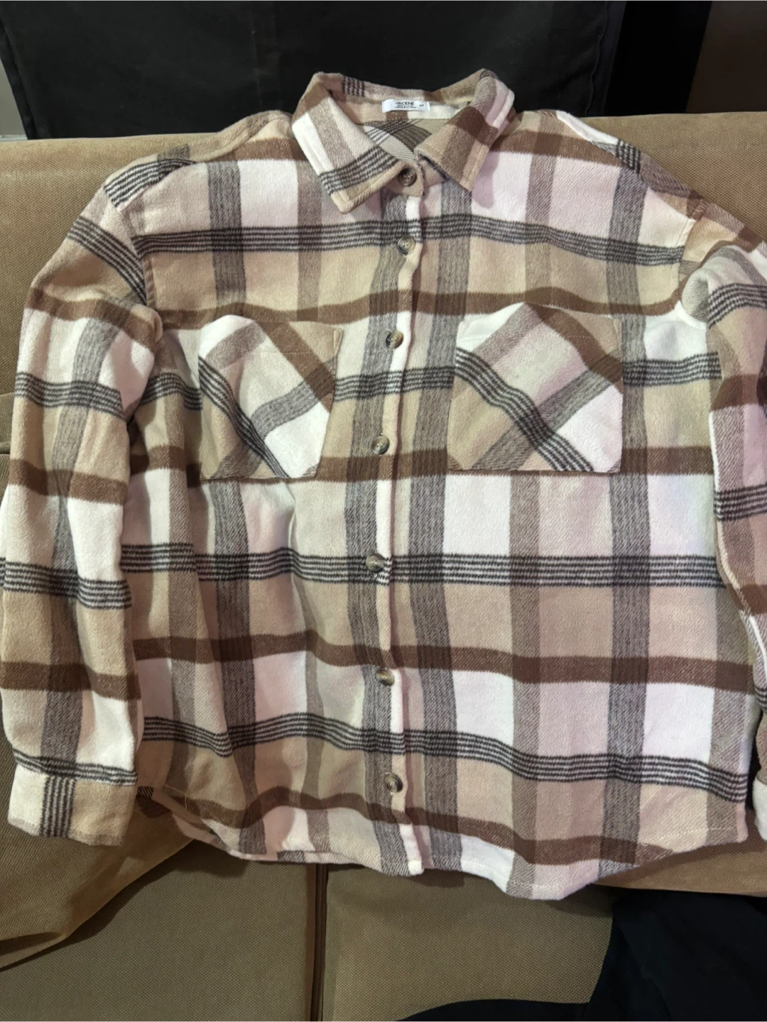 Ardene Plaid Flannel Shirt - Size S/P