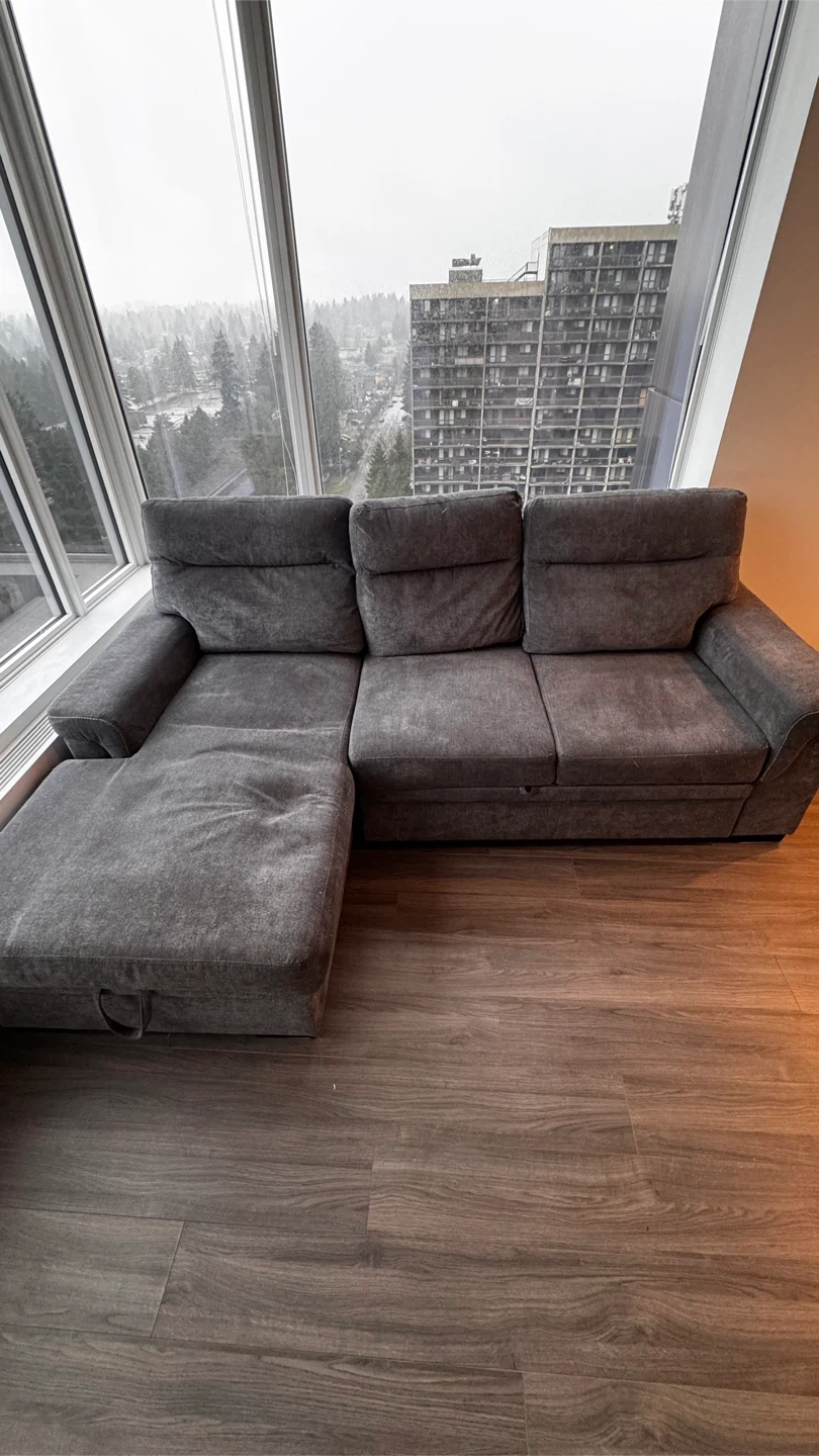 Grey Sectional Sofa (can be sofa bed) - photo 2