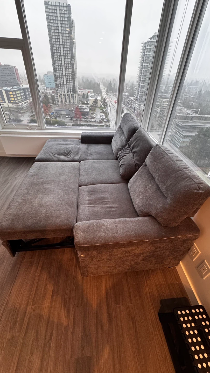 Grey Sectional Sofa (can be sofa bed) - photo 4