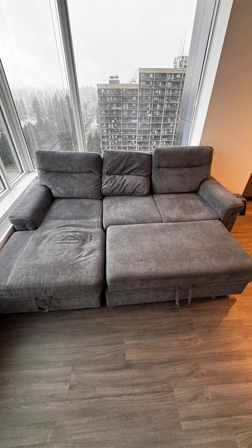 Grey Sectional Sofa (can be sofa bed) - photo 3