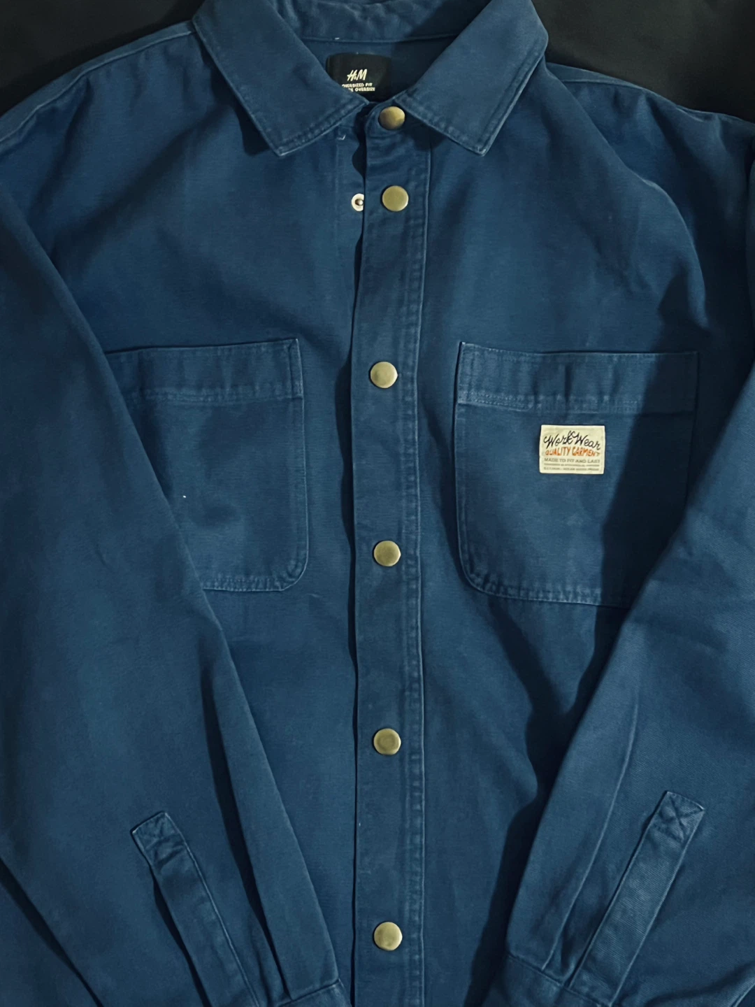 H&M Blue Workwear Shirt