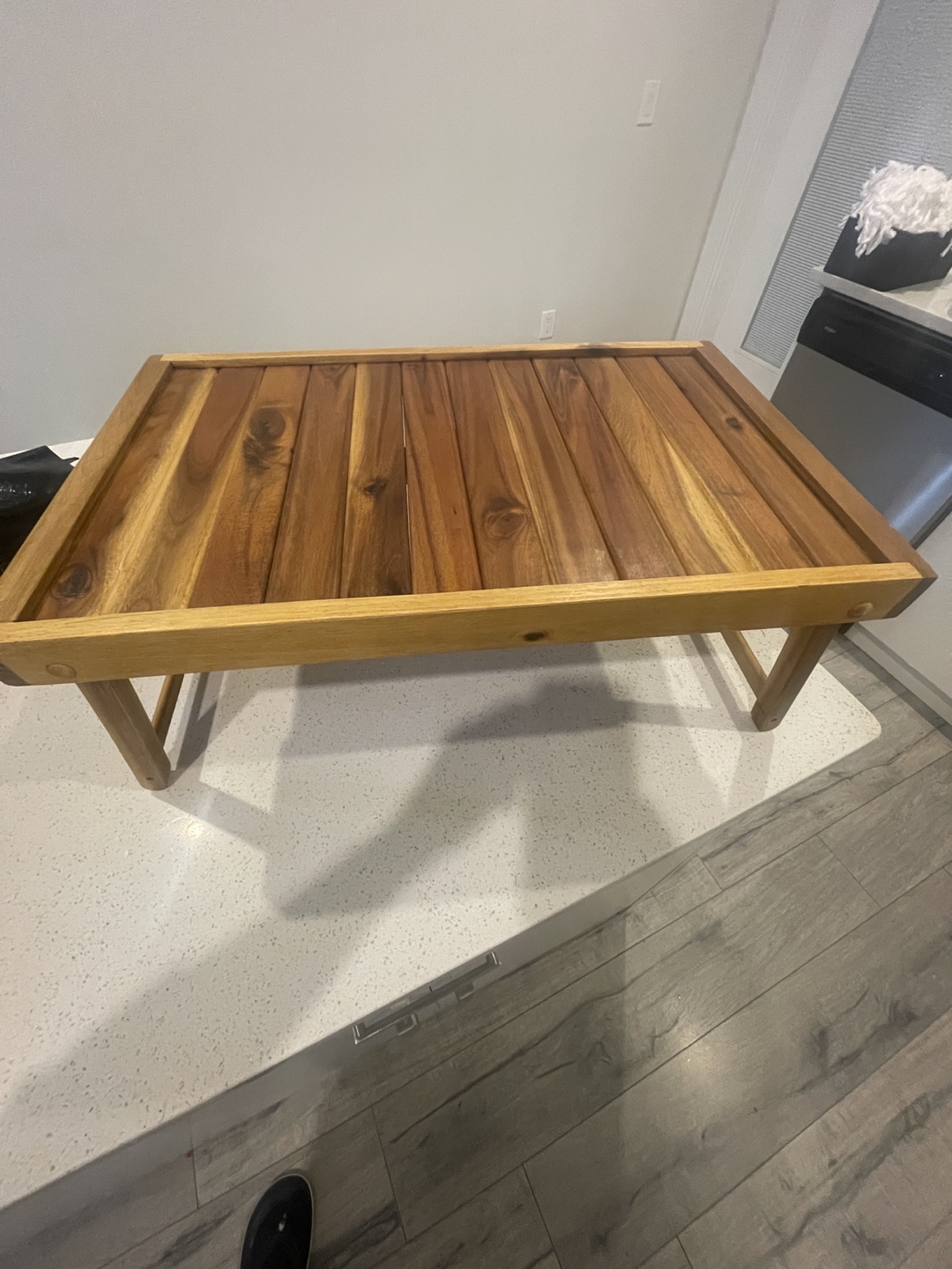 Wooden Folding Bed Tray Table
