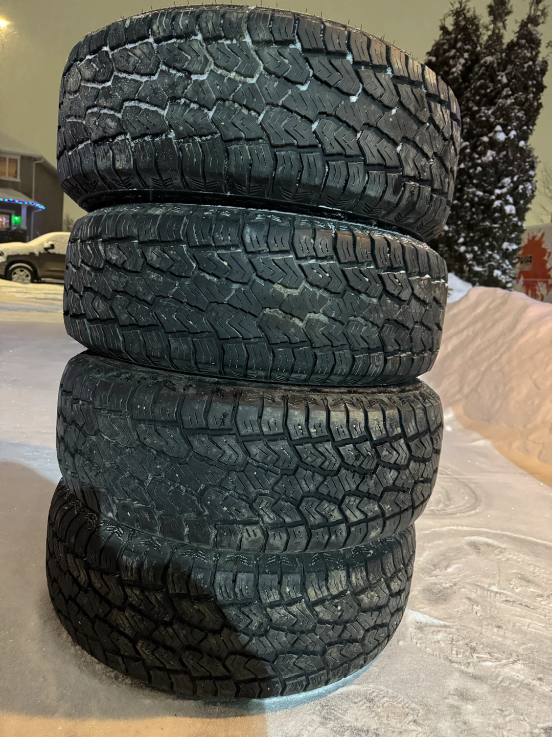 265/65R17 - rovelo ridgetrak at set of four winter tires