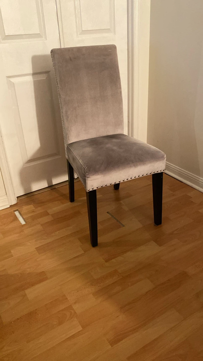 Upholstered Dining Chair - Grey