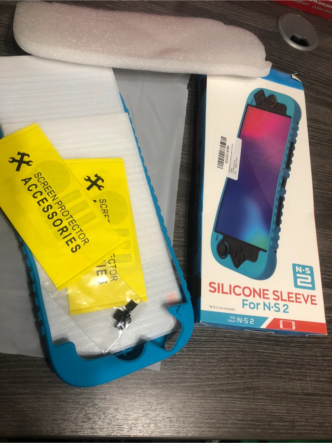 New -silicone Nintendo Switch 2 Cover w/ 2 Screen Protectors - photo 3