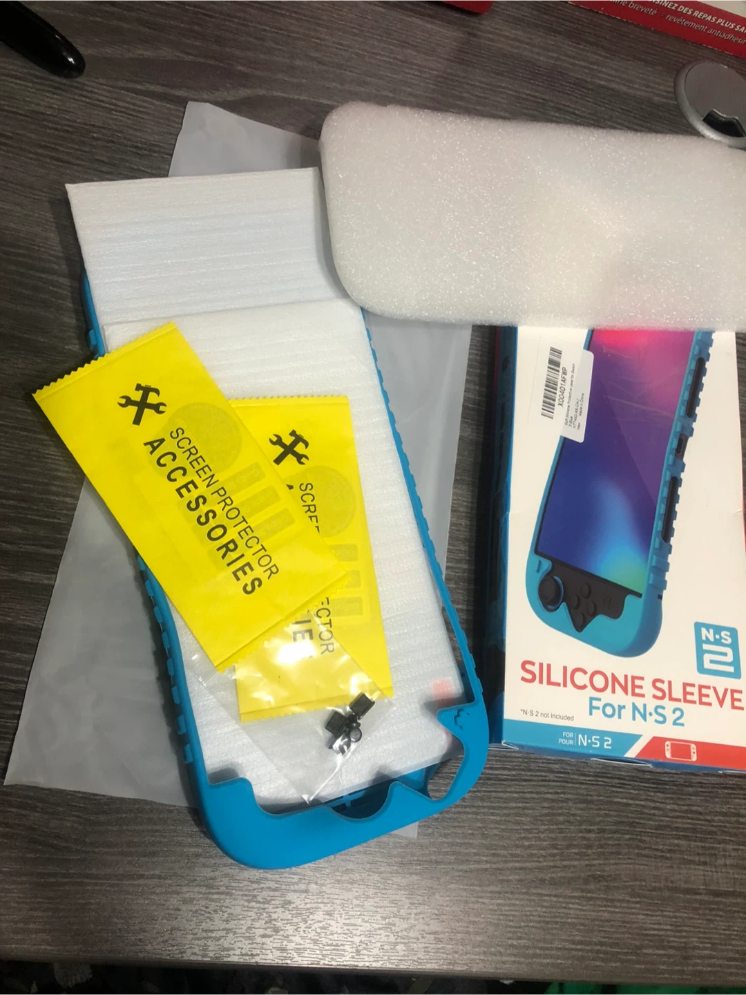 New -silicone Nintendo Switch 2 Cover w/ 2 Screen Protectors - photo 4