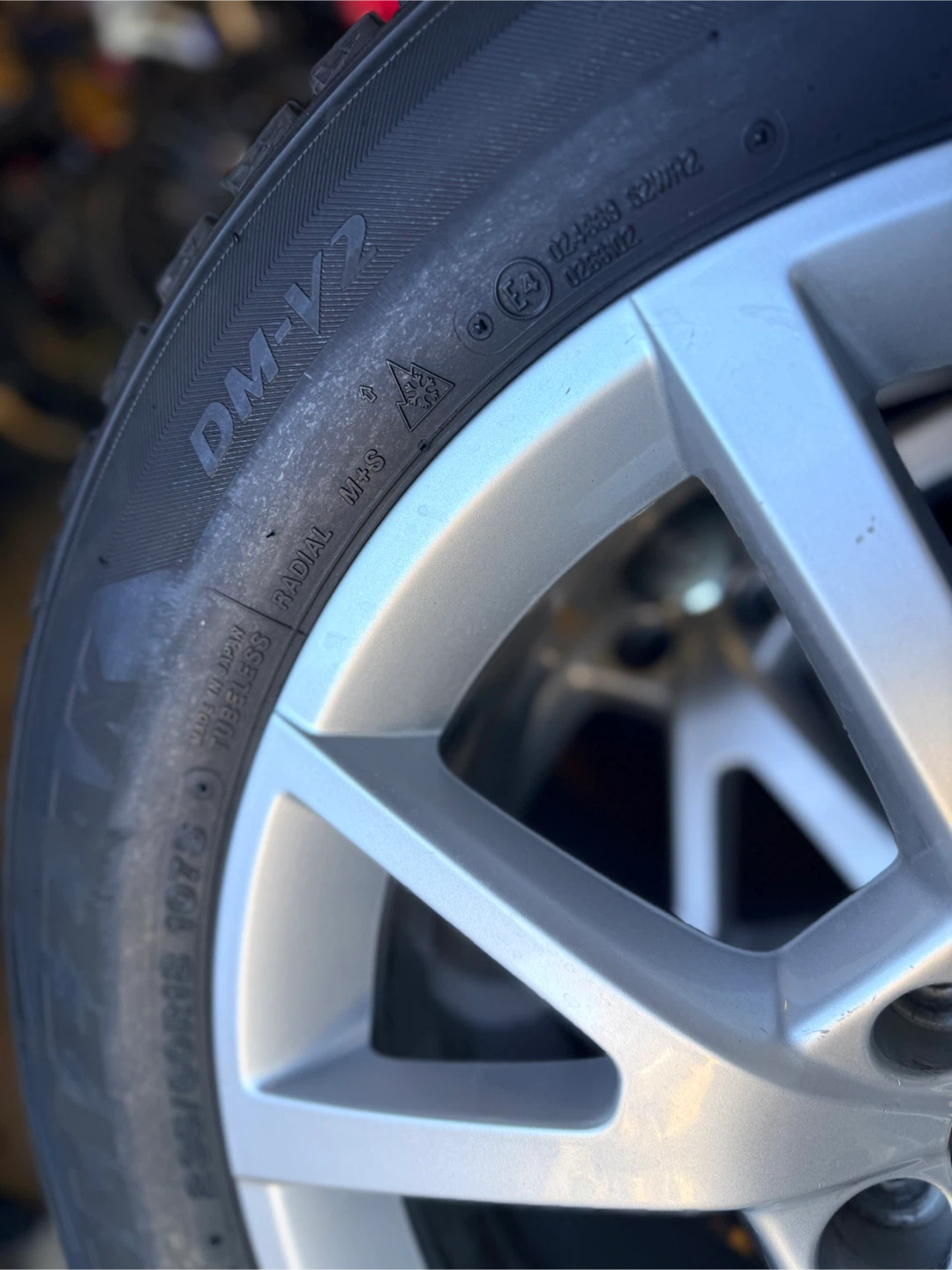 Audi Rims with Bridgestone Blizzak DM-V2 Tires - photo 5