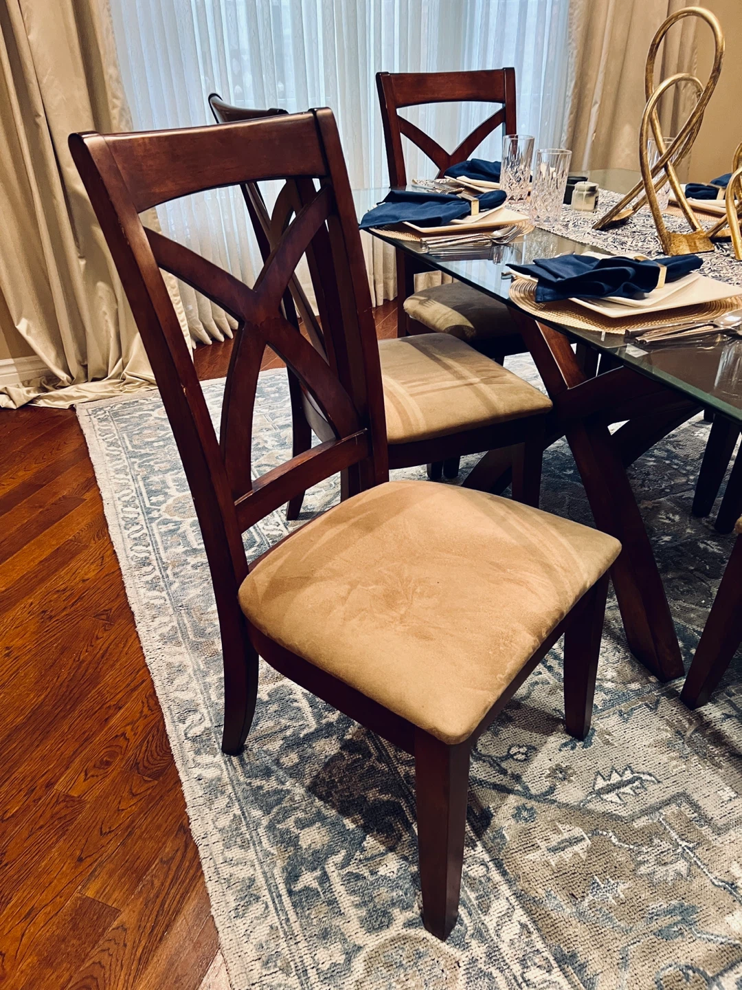 Dining table with 6 chairs - photo 4