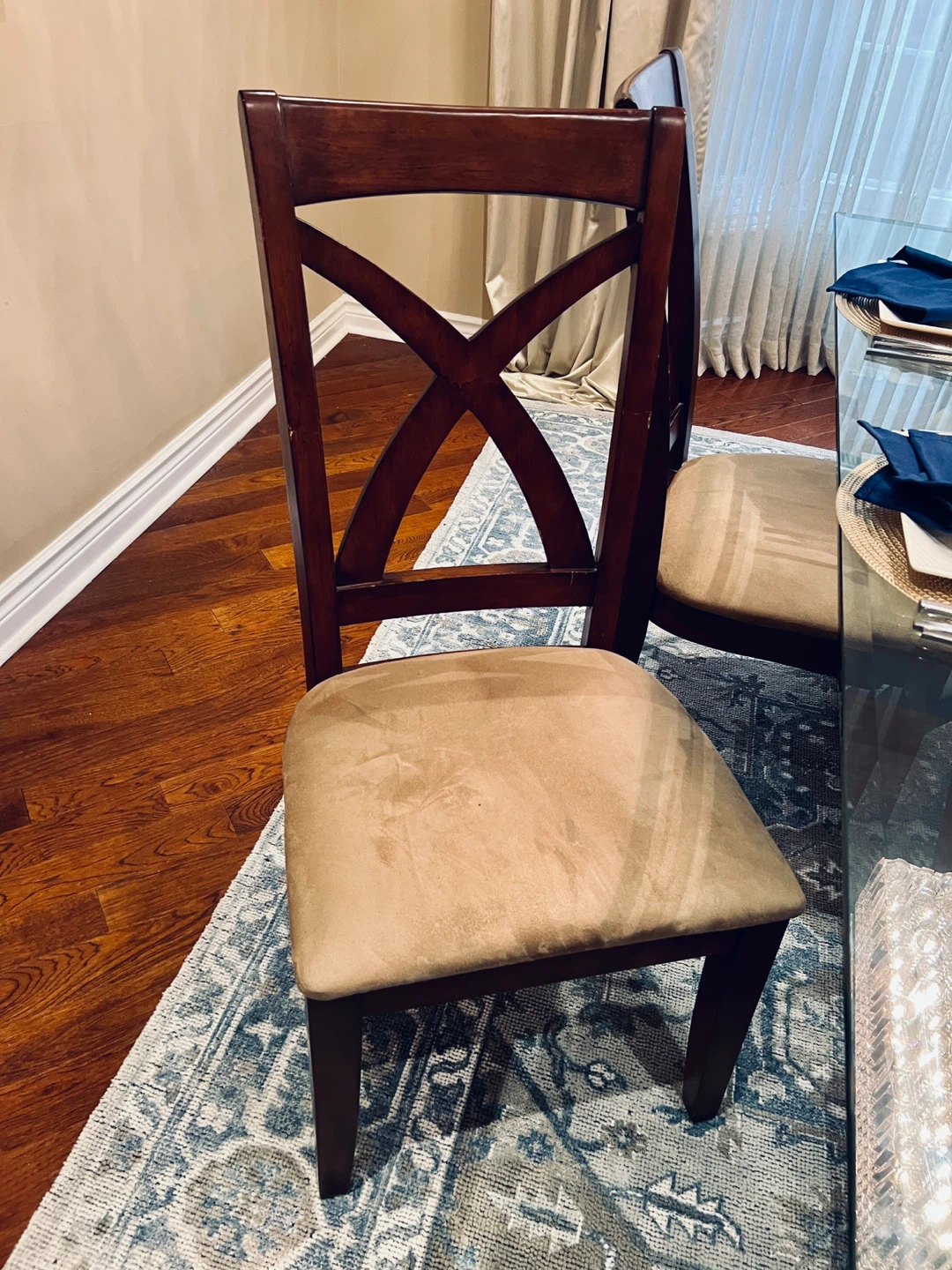Dining table with 6 chairs - photo 5