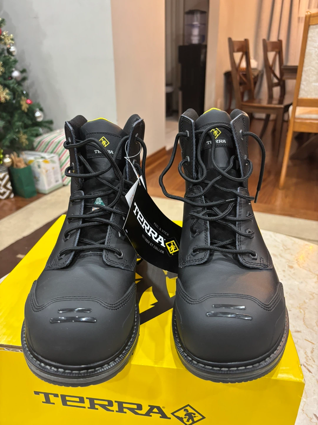 Terra Black Work Boots - New in Box - photo 2