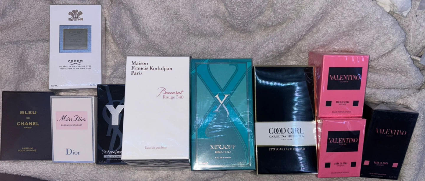 Variety of Perfumes: Creed, Dior, Chanel & More!
