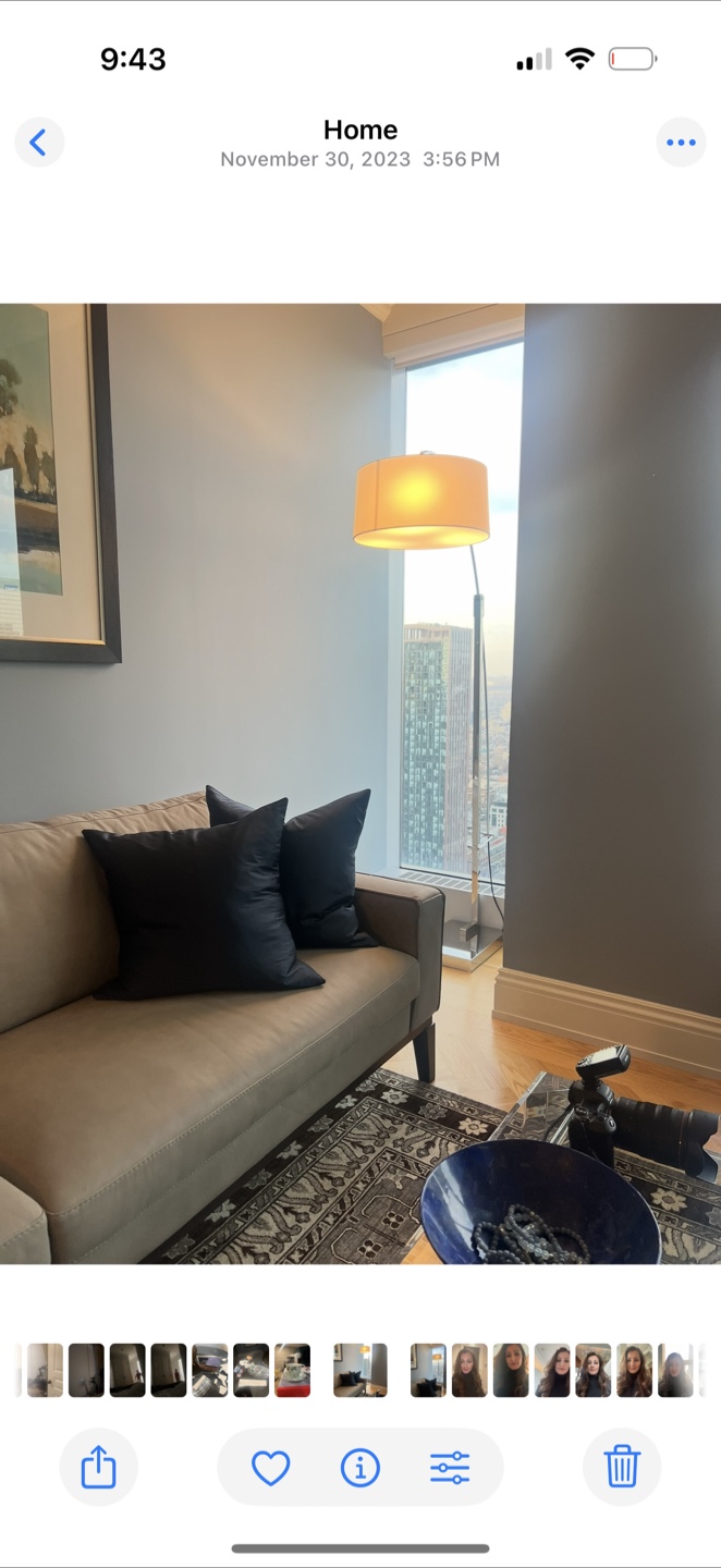 Lamp shade standing
