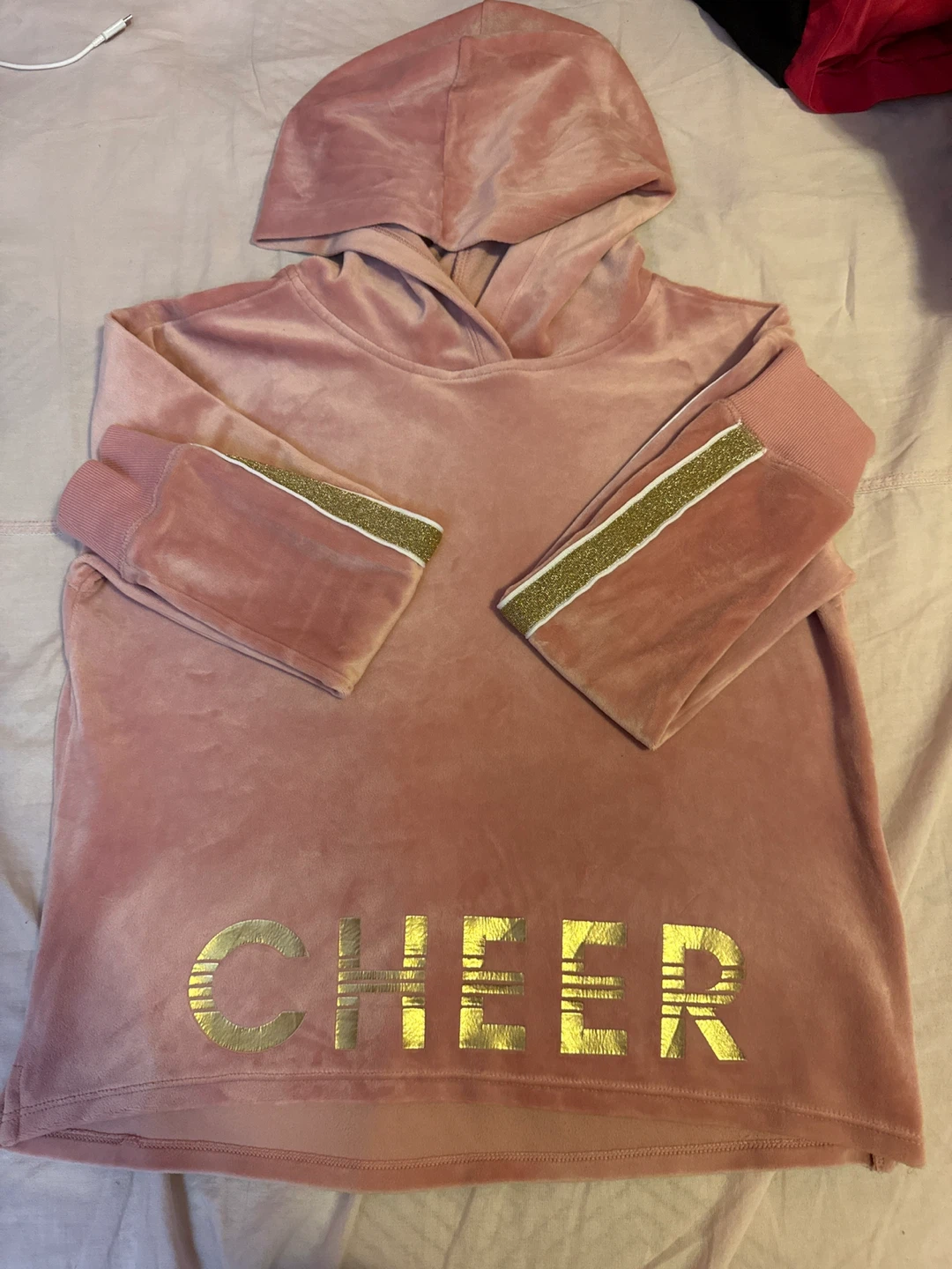 Cheer Velour Tracksuit - Pink - photo 4