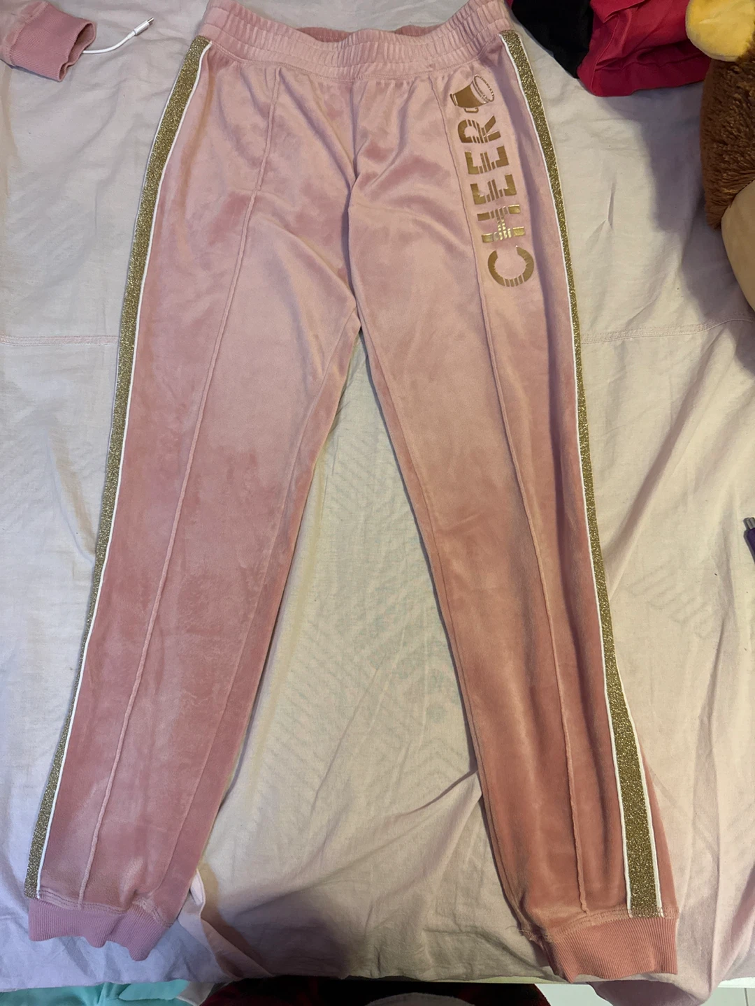 Cheer Velour Tracksuit - Pink - photo 2