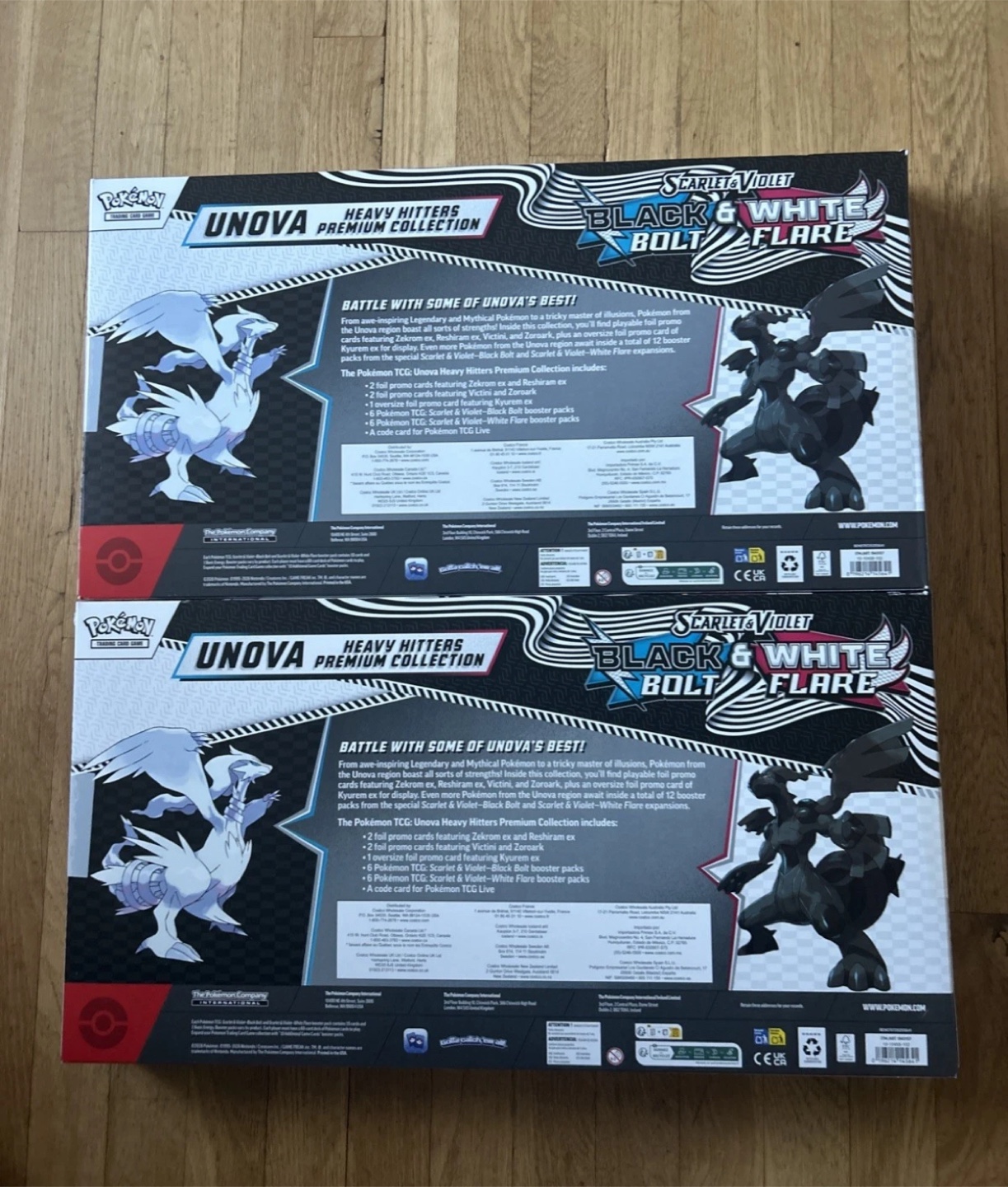 Pokemon Unova Heavy Hitters Premium Collection 2 Pack Costco - photo 2