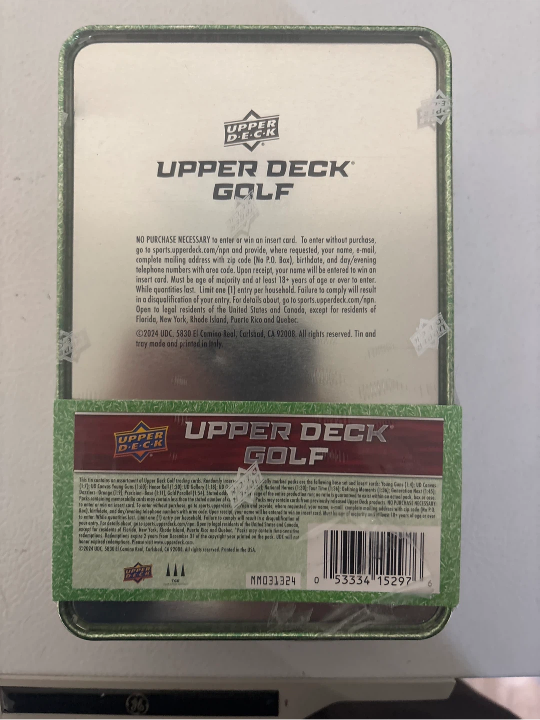 Upper Deck Golf Trading Cards Tin - photo 3