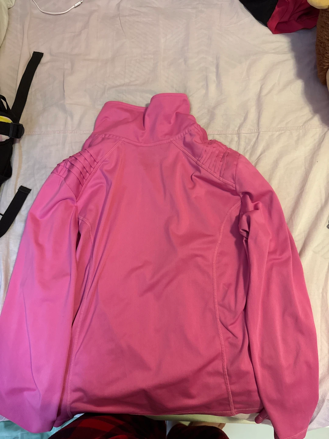 Pink Athletic Zip-Up Jacket - photo 2