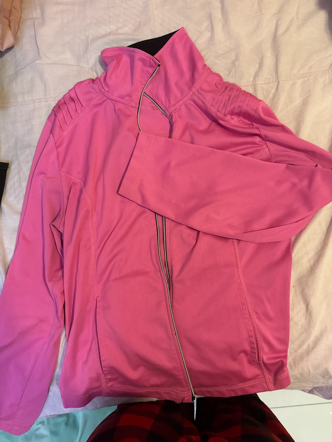 Pink Athletic Zip-Up Jacket